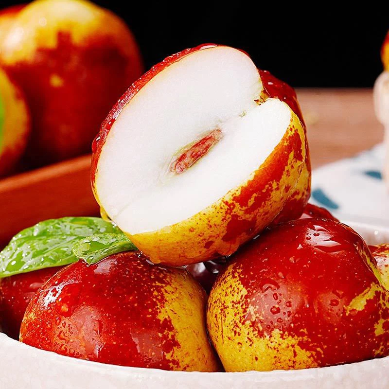 【拾鲜喜】大荔冬枣新鲜采摘直发4斤单果8g+甜脆多汁