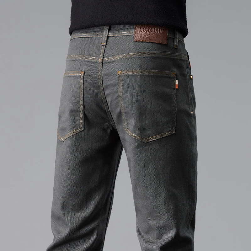 MR.25早秋季新款男士牛仔裤宽松直筒舒适百搭弹力商务休闲牛仔裤