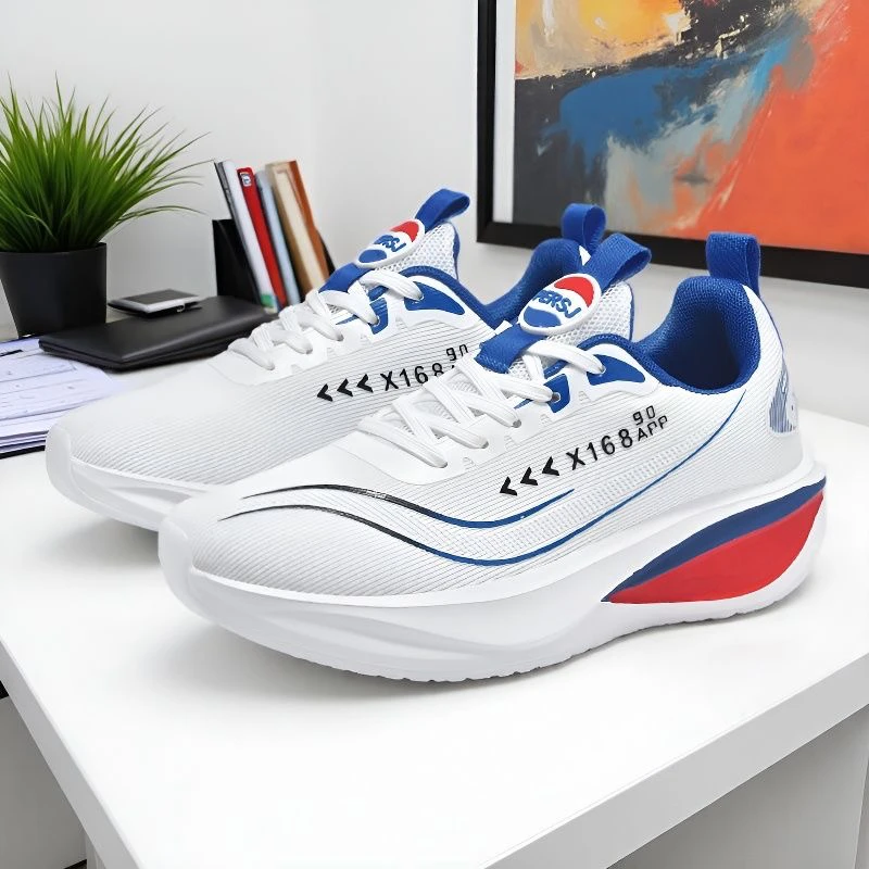 系带速干，透气，吸汗减震男跑步鞋夏季运动鞋男鞋百搭