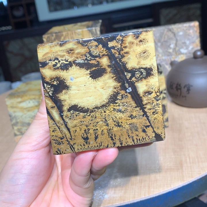 ，广西国画石摆件，收藏观赏