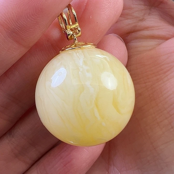 蜜蜡颈饰未镶嵌蜜蜡