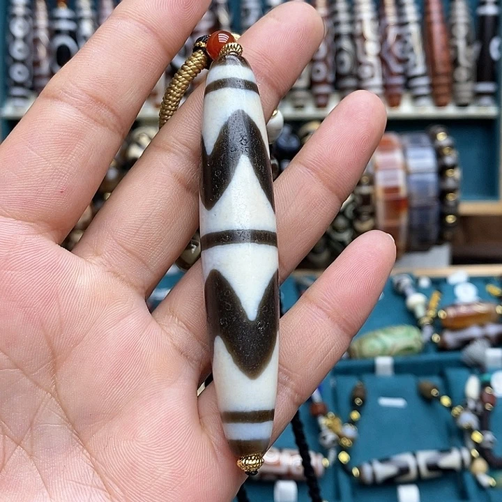 玛瑙/玉髓颈饰合金黑*