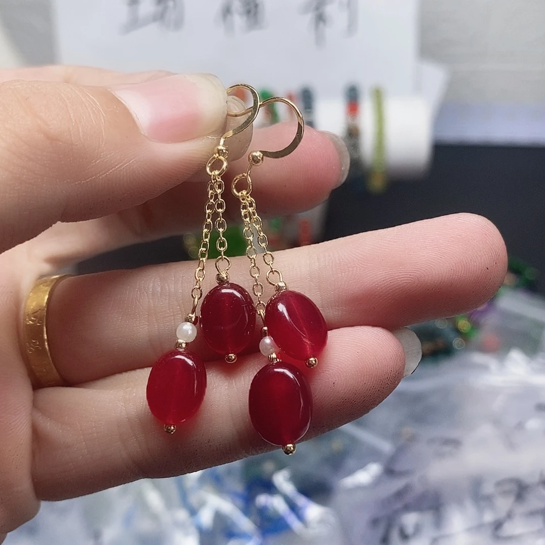 未镶嵌和田玉耳饰128