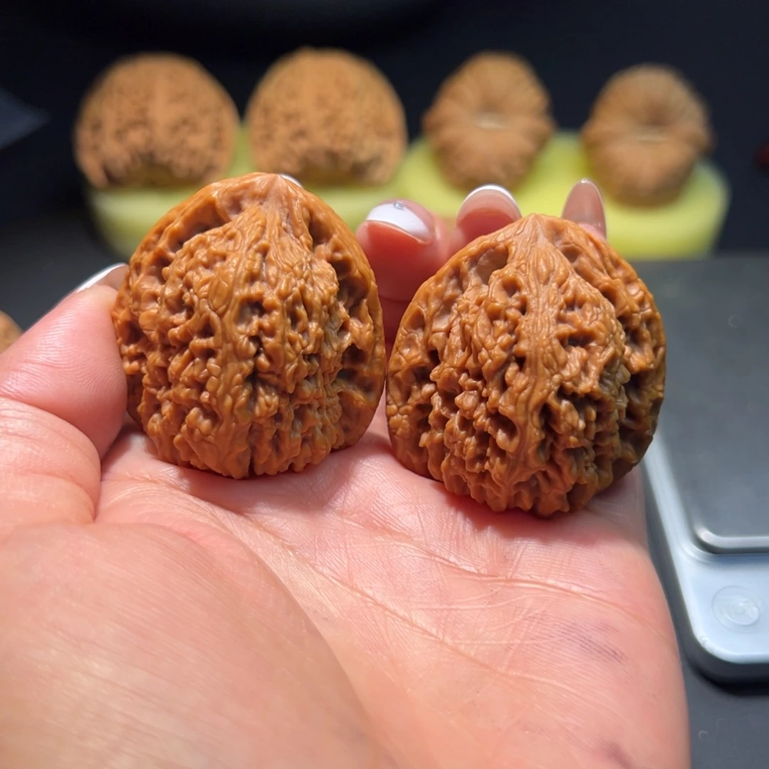 文玩核桃吊坠高炮南疆石38全品