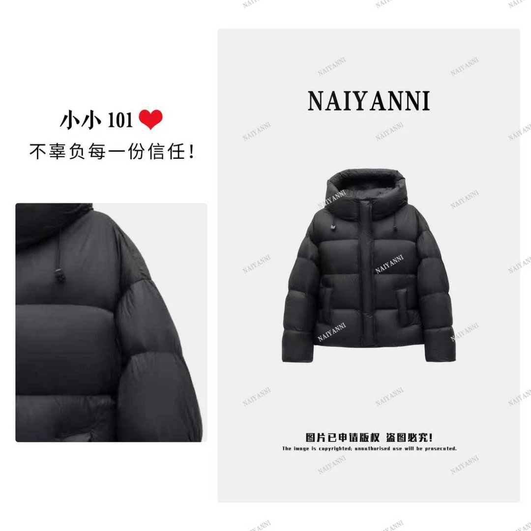 【绿泡泡】2025年新款面包小妞云朵泡芙短款羽绒服HH