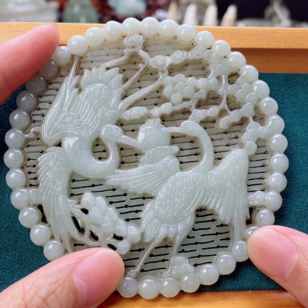 青***竹瓷片新号开播磁盘一个挂件