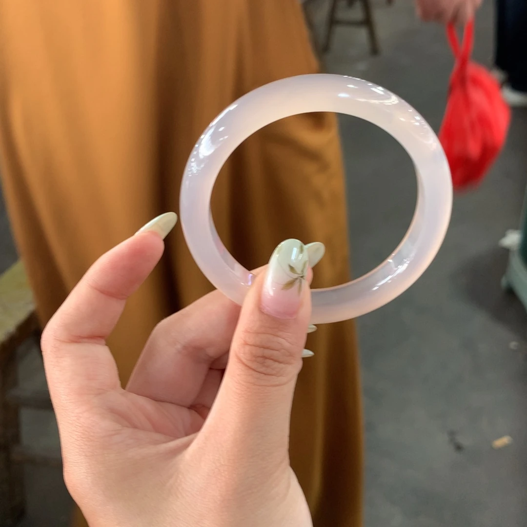 玛瑙/玉髓手镯未镶嵌元*怡下单默认不退不换