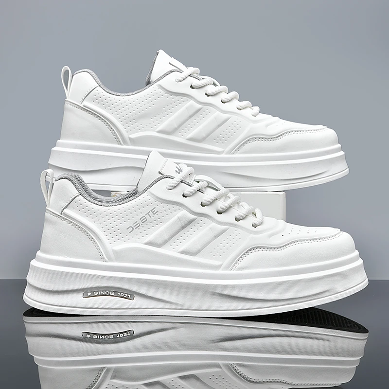 【双星八特】品牌男鞋2025夏季新款板鞋低帮透气小白鞋时尚休闲鞋