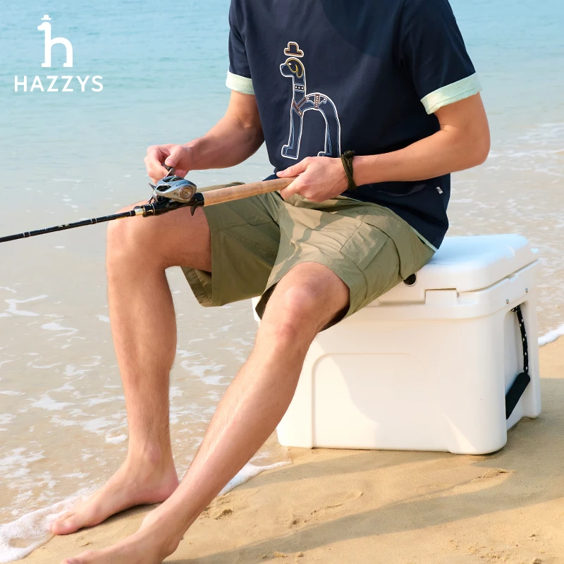 【PHIZ】Hazzys哈吉斯夏季男士短裤运动休闲户外舒适时尚男式男款