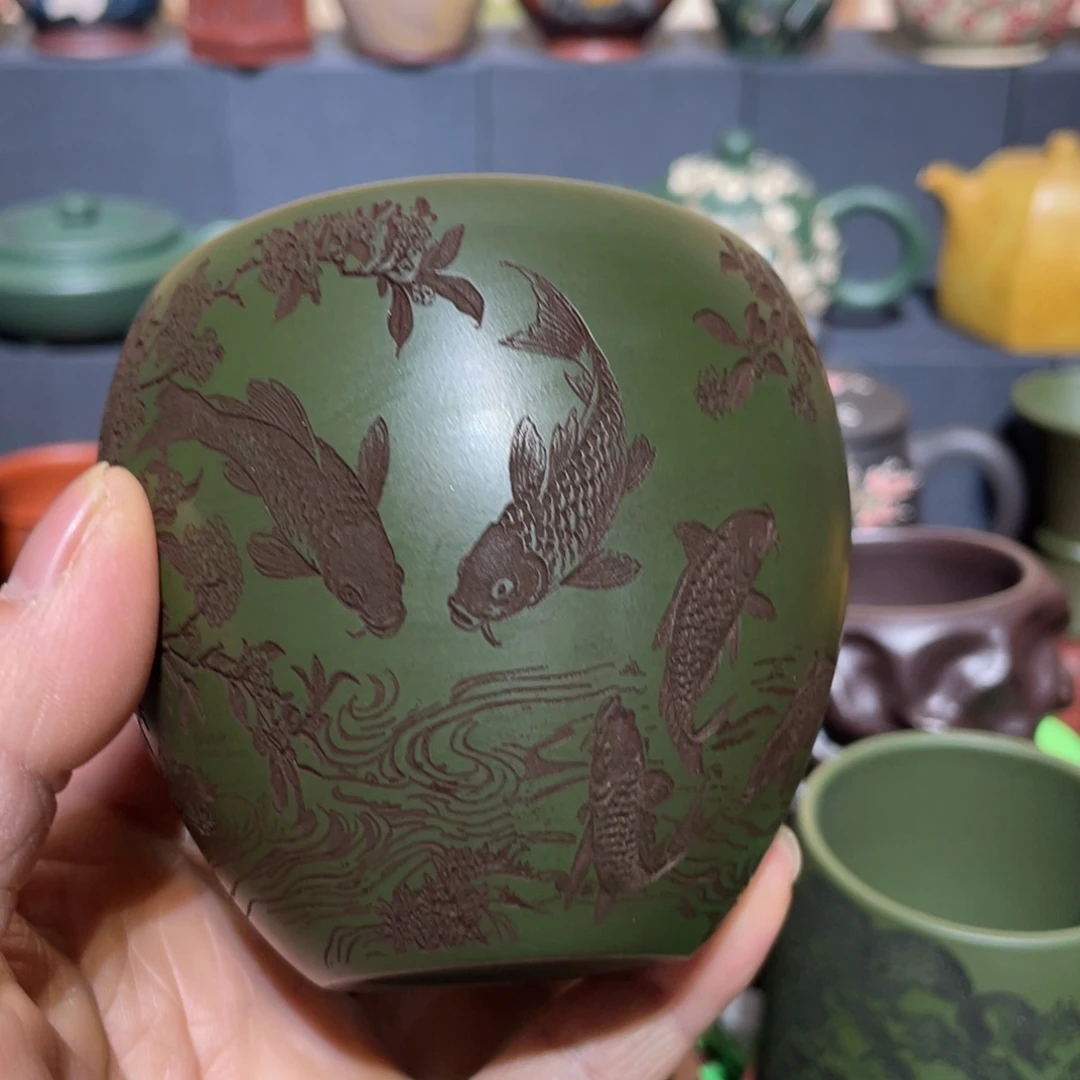 原矿紫砂手工主人杯