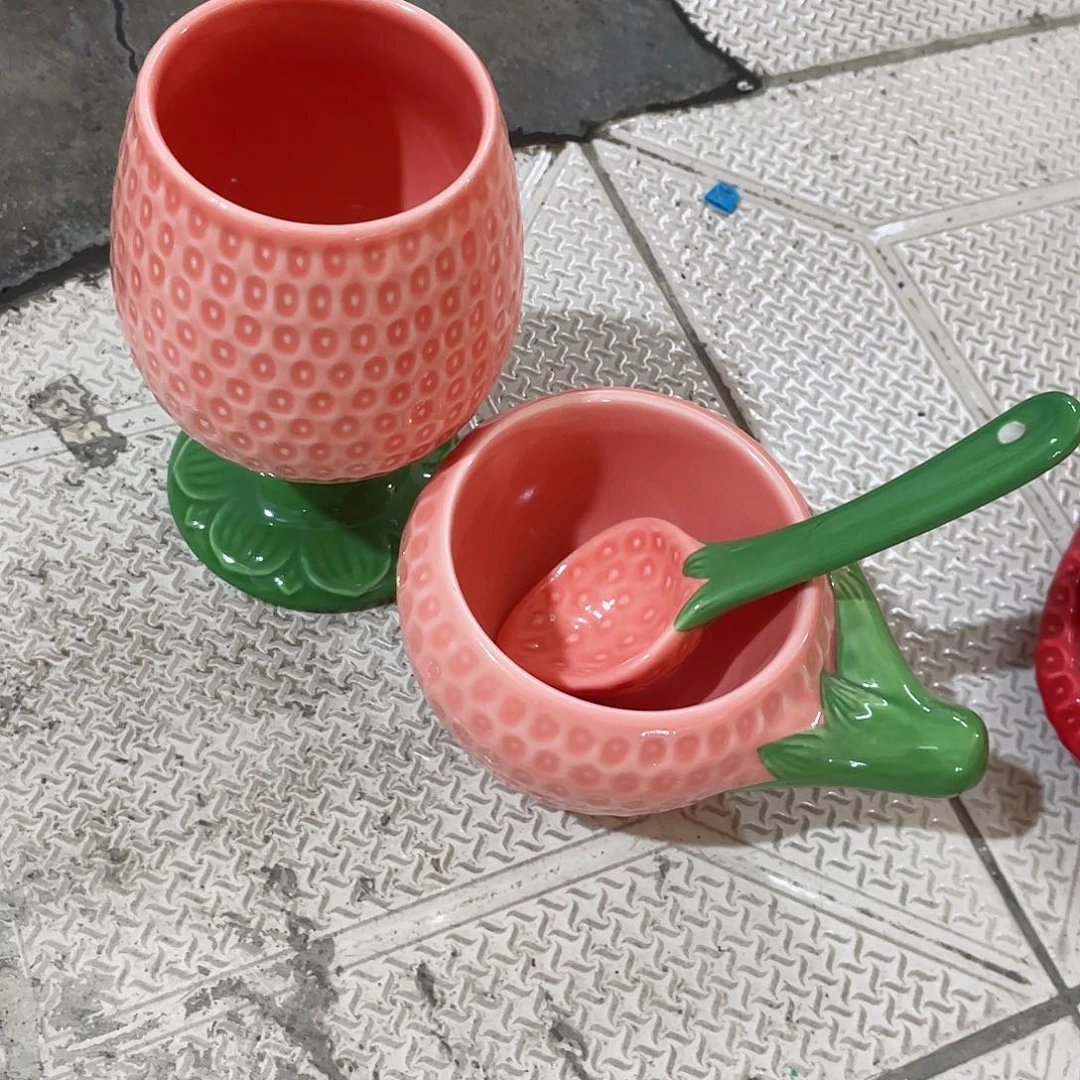 瓷片彭*子微瑕陶瓷餐具家用