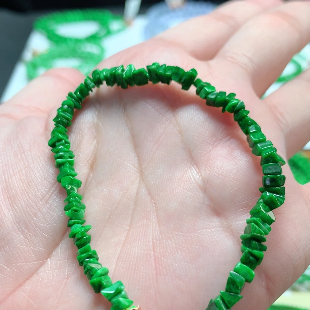 翡翠未镶嵌手链翡翠