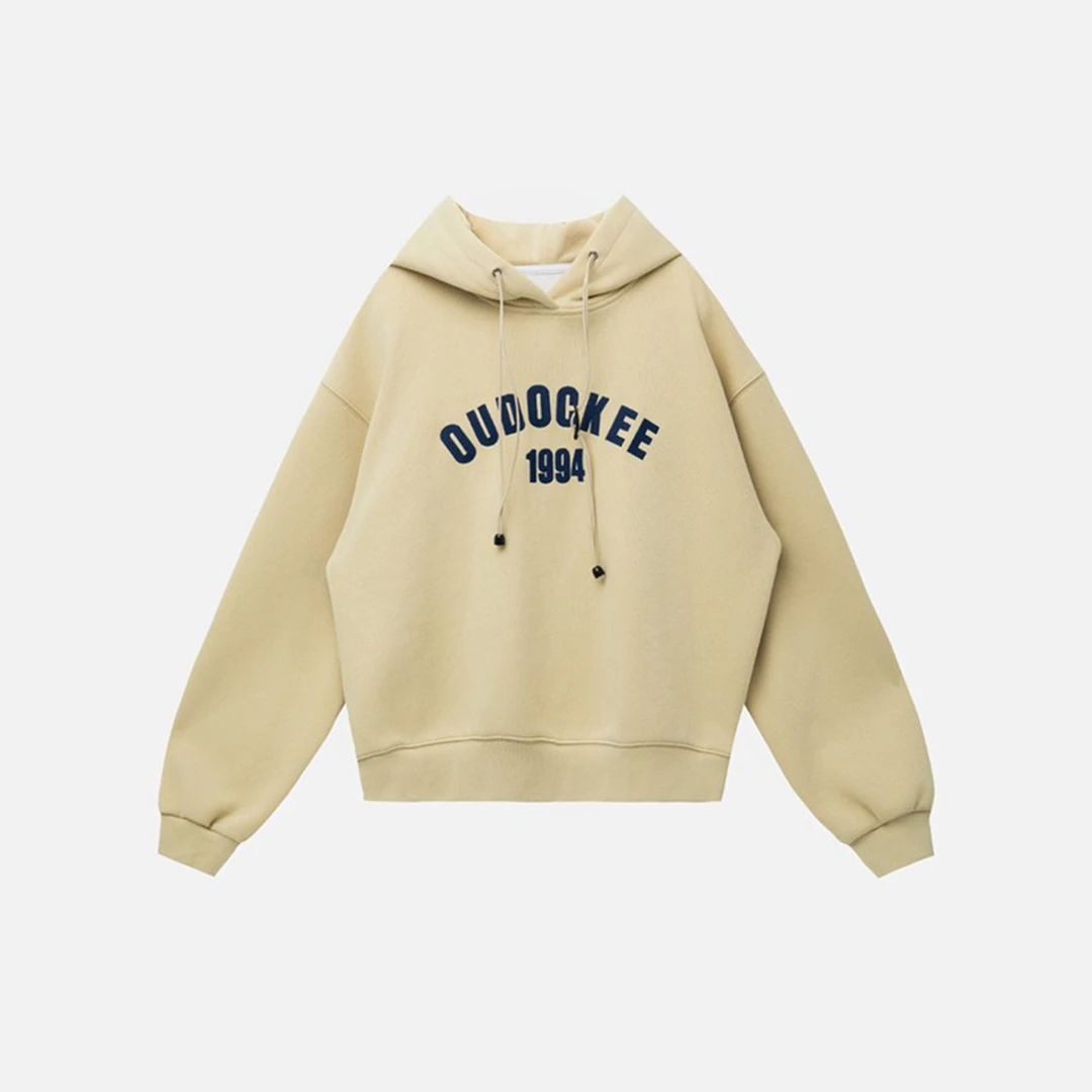 OUDOCKE鸥鸥【棉】爆款刺绣秋冬款连帽设计感高级卫衣休闲