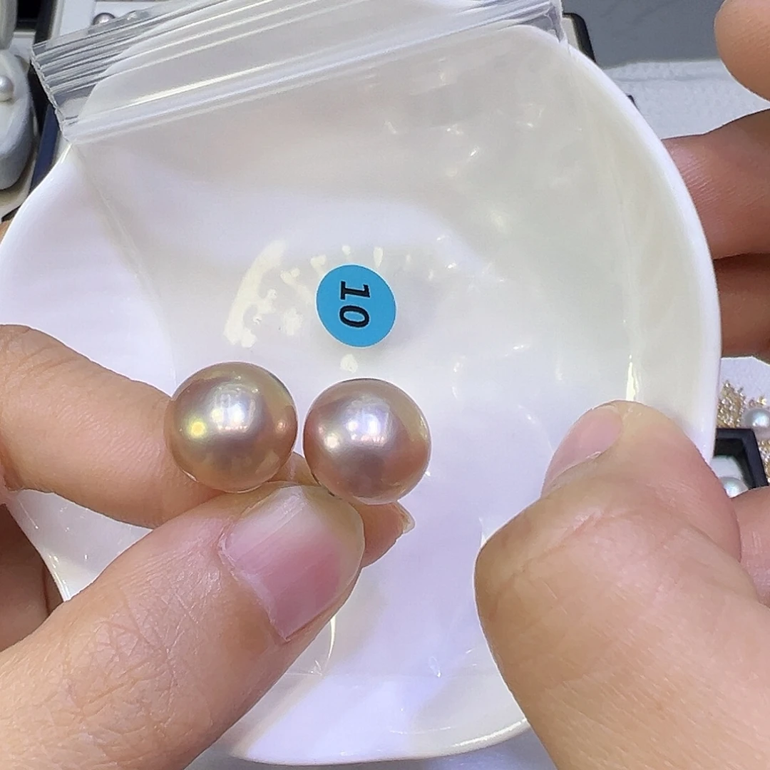 耳饰淡水珍珠银S925镶嵌