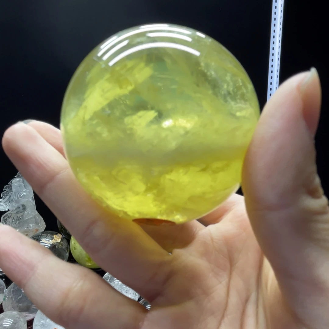 水晶珠宝半成品未镶嵌四**安hh黄水晶c2527