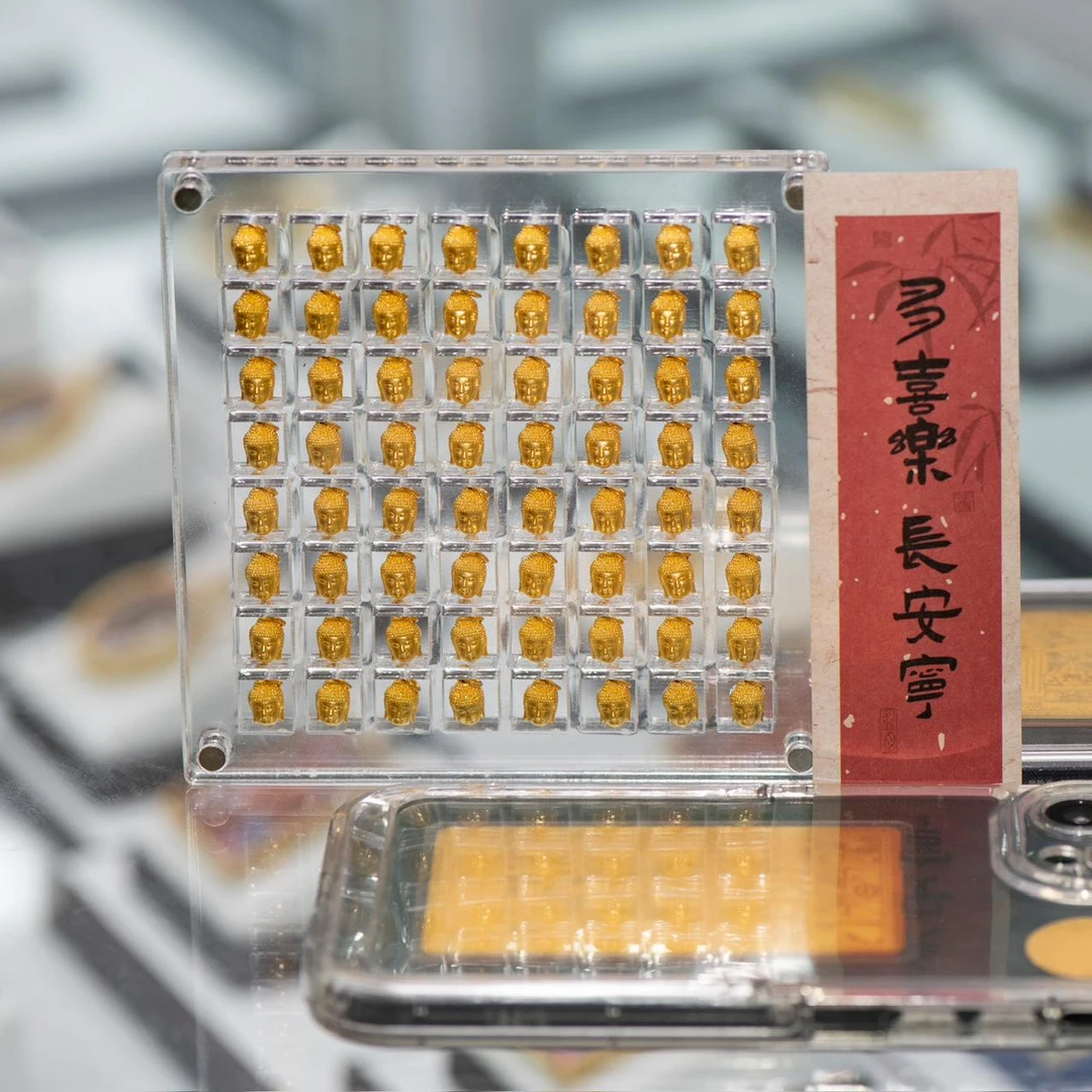 （加加）足金佛头 6.3*10.2*6.5mm 1.4g+