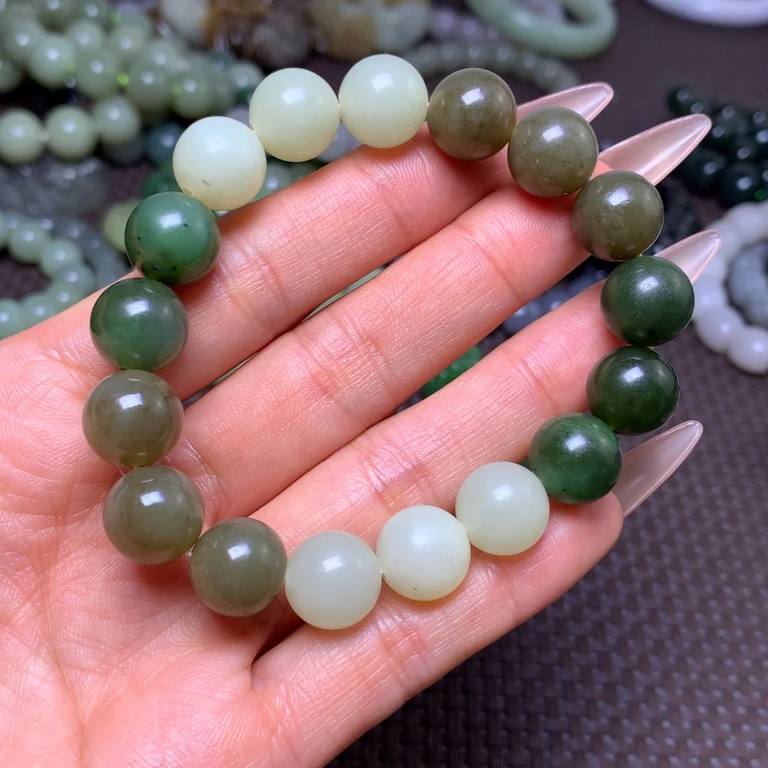 未镶嵌手串和田玉卡12