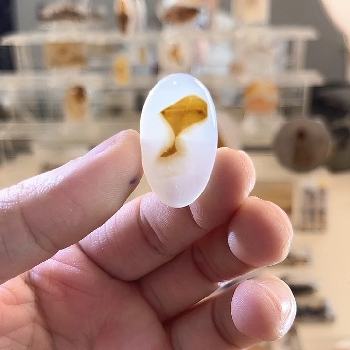 玛瑙/玉髓未镶嵌吊坠(不含链)