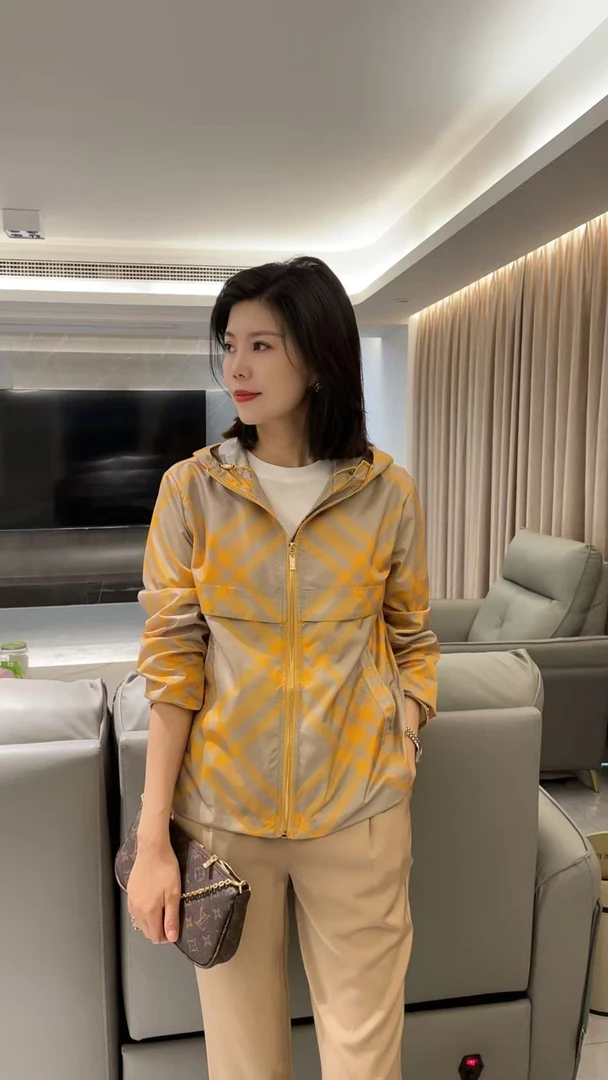 JY25夏季新款时尚气质秋丽黄防晒小外套