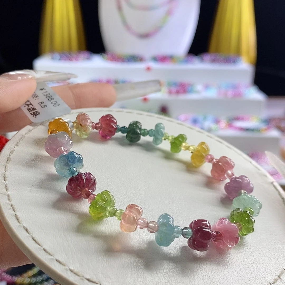 未镶嵌手链碧玺南瓜