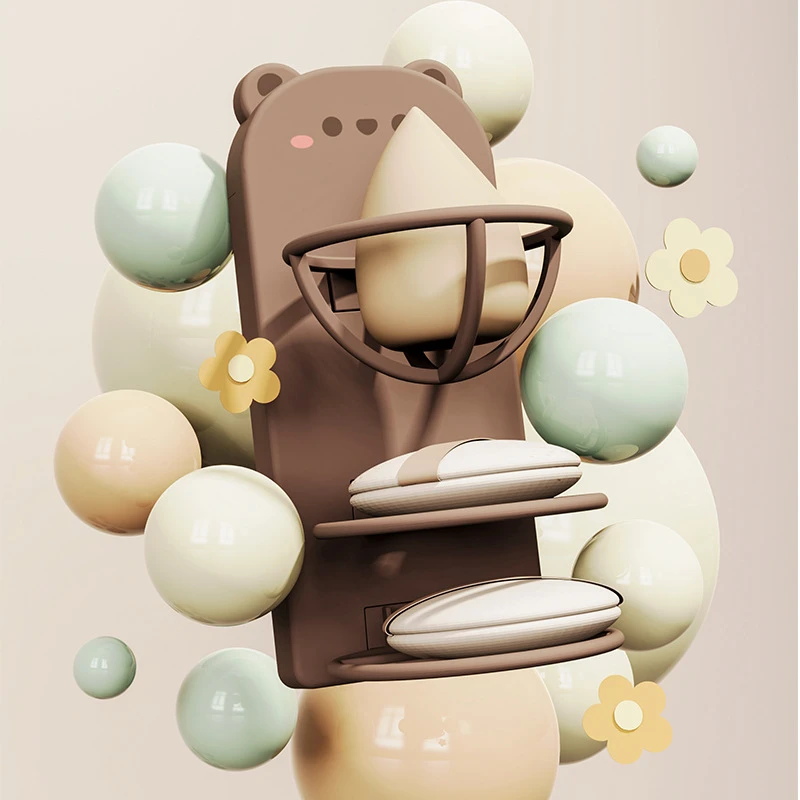 源头美妆蛋架子壁挂彩妆蛋托架收纳架海绵化妆蛋葫芦粉扑支架