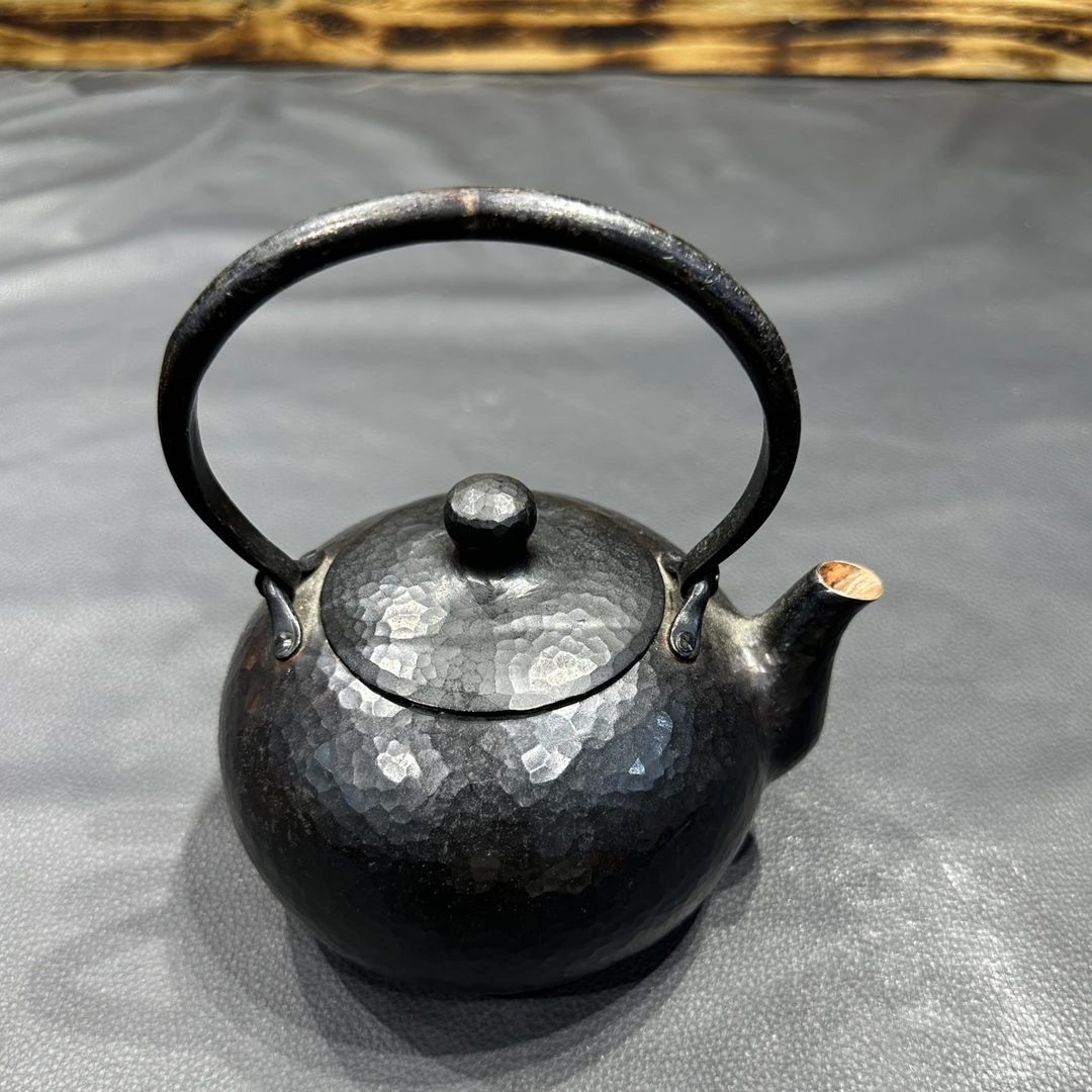 500毫升紫铜手工制作仿古做旧一体壶