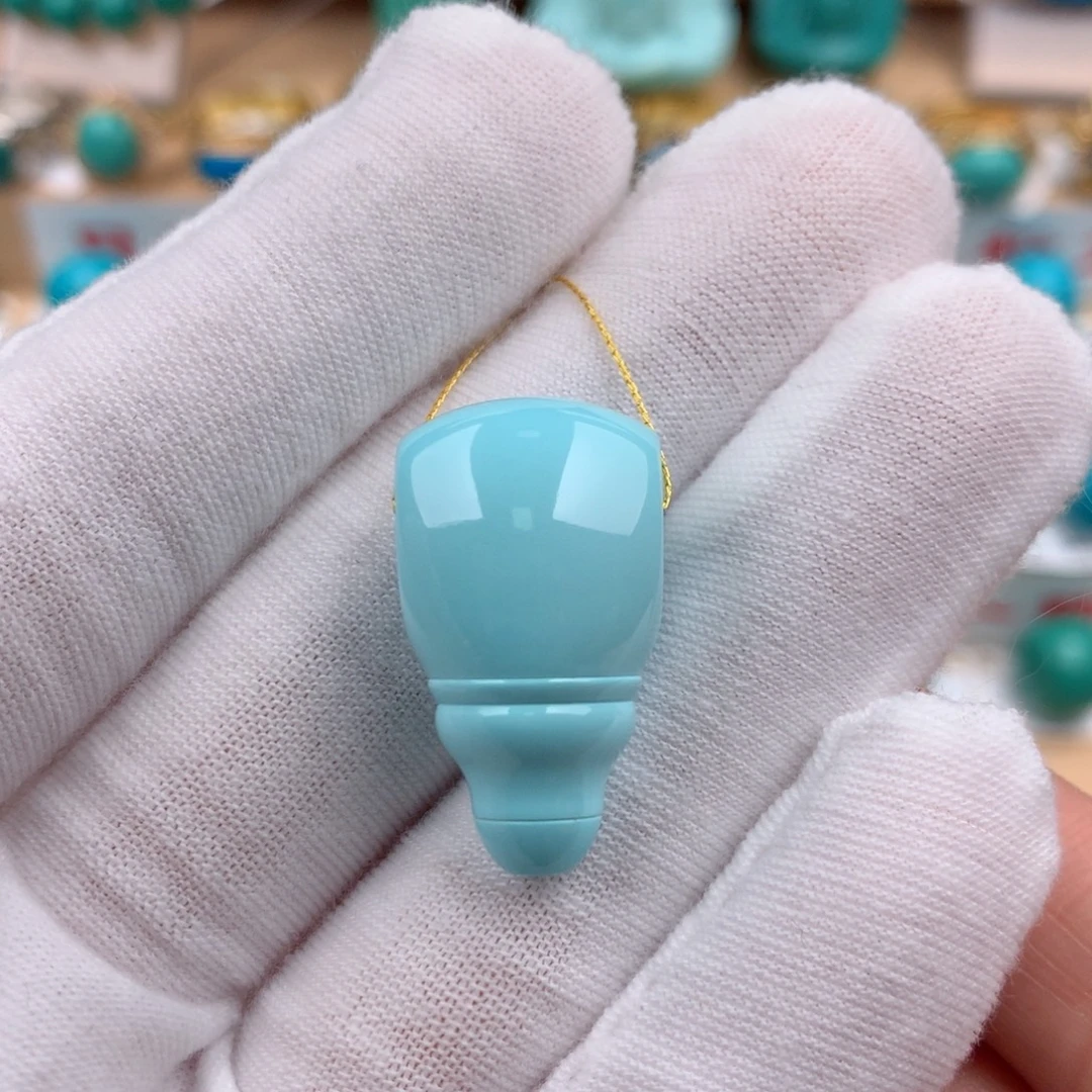 绿松石未镶嵌发饰14.5