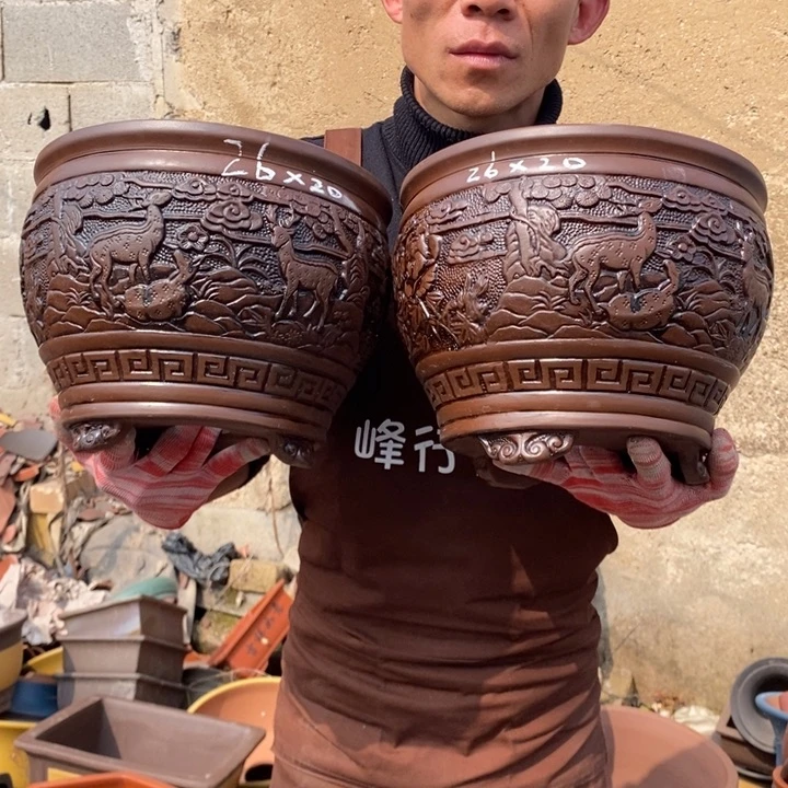 红陶紫砂器，紫砂器，