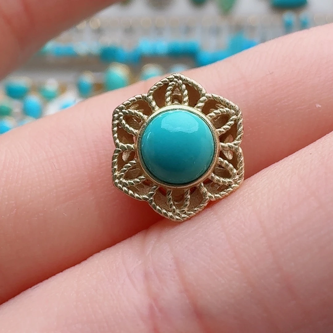 绿松石未镶嵌配饰