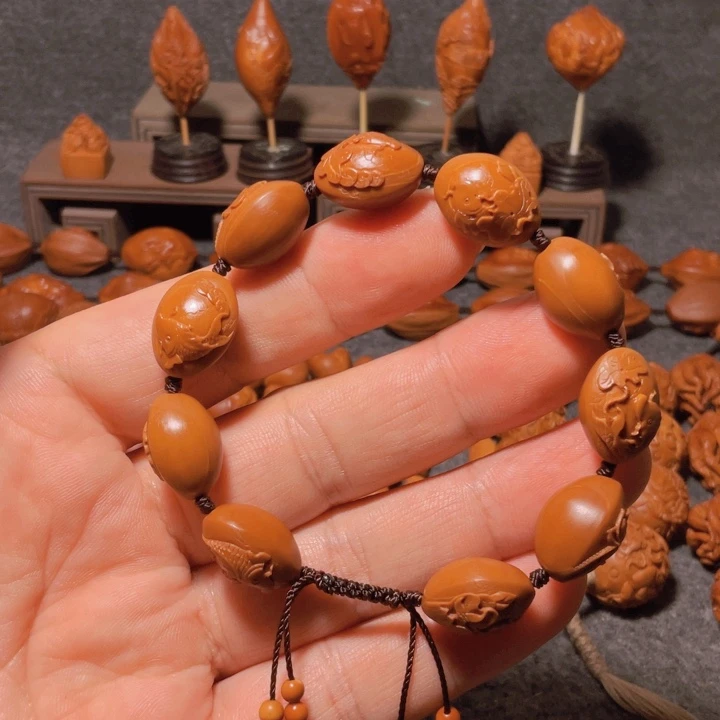 用***9手串/手链橄榄核手工制作工艺精湛