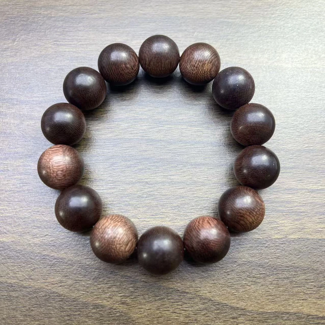 【楚楚文玩】16MM文玩沉香木串手链443