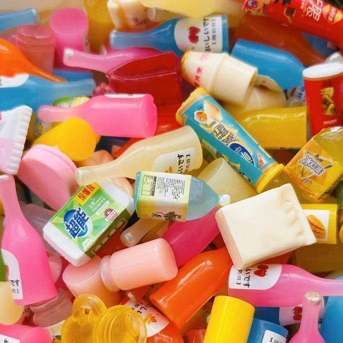 Dly手工饰品便利店零食酸奶瓶潮玩大混款