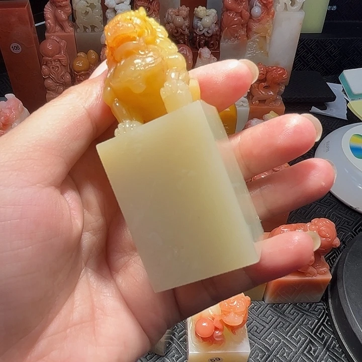 阿****老挝石老挝保利石印章