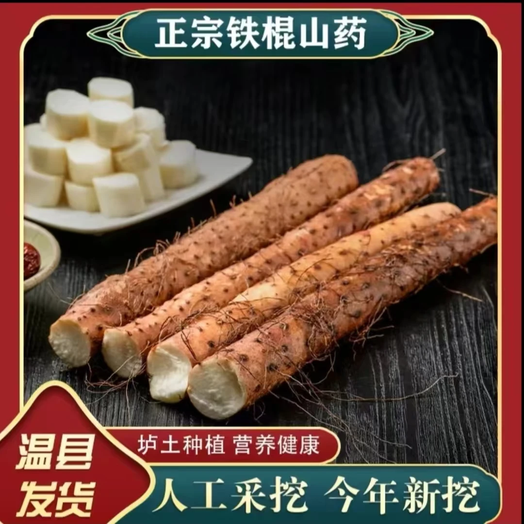 铁棍山药正宗河南焦作温县垆土铁棍山药新鲜特产