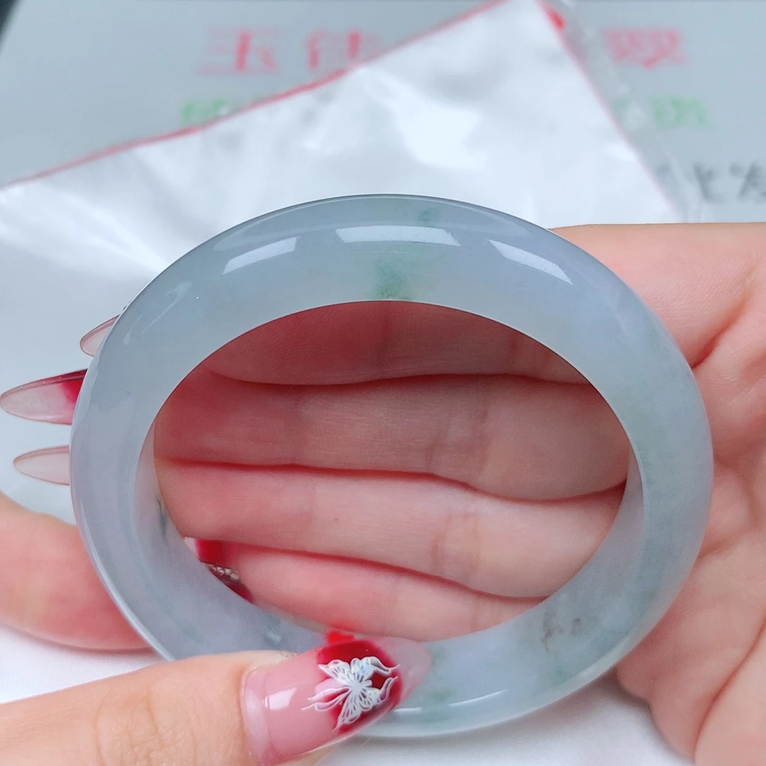 翡翠手镯未镶嵌55 55 55