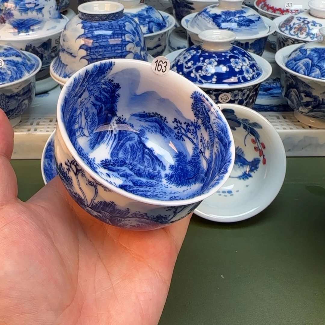 彦祖纯手工手绘茶具163