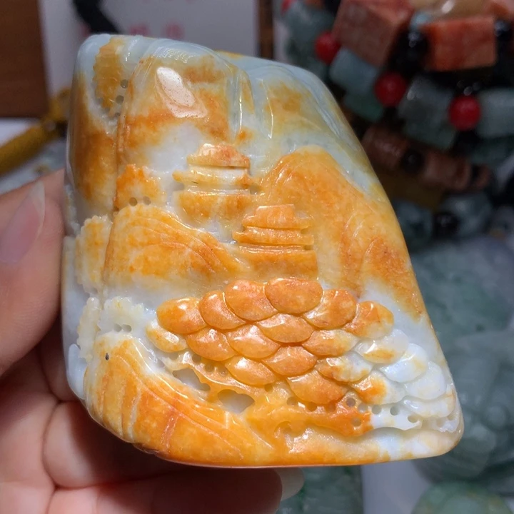 颈饰未镶嵌翡翠保真天然A货翡翠