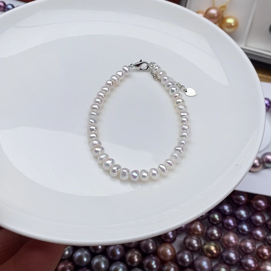 合金淡水珍珠颈饰