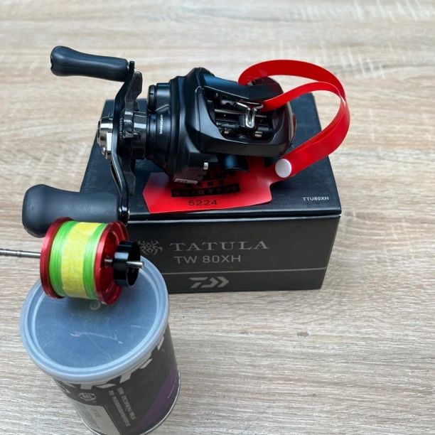 5224-95# 蜘蛛80右手8.1速比水滴轮（改泄力，双线杯）