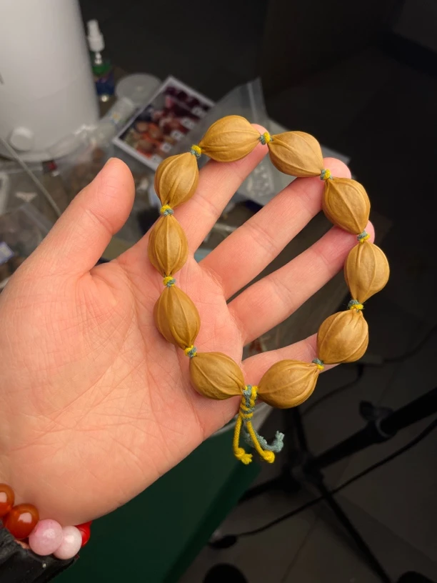 梅林铁核小四花歪四花手串