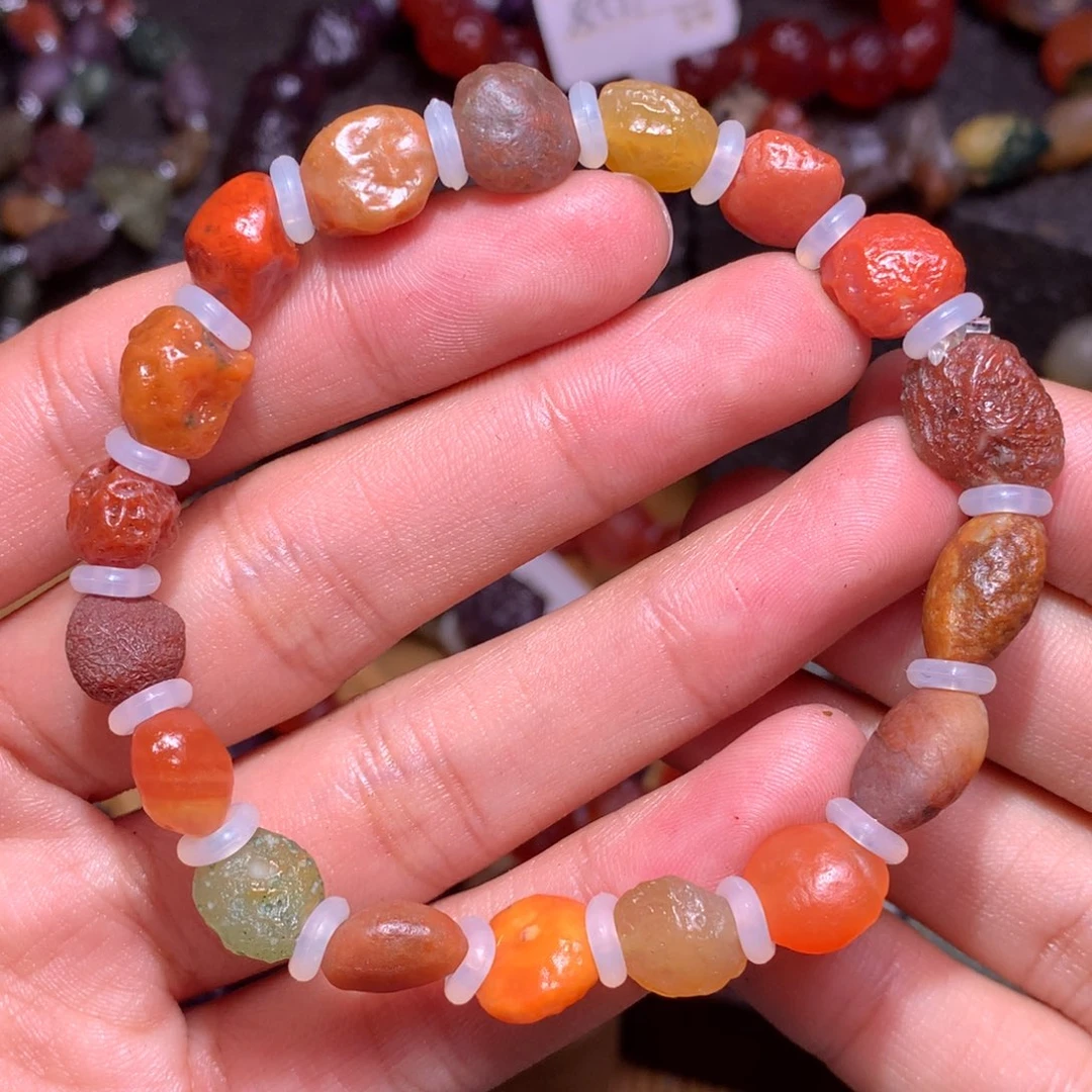 未镶嵌玛瑙/玉髓珠宝半成品