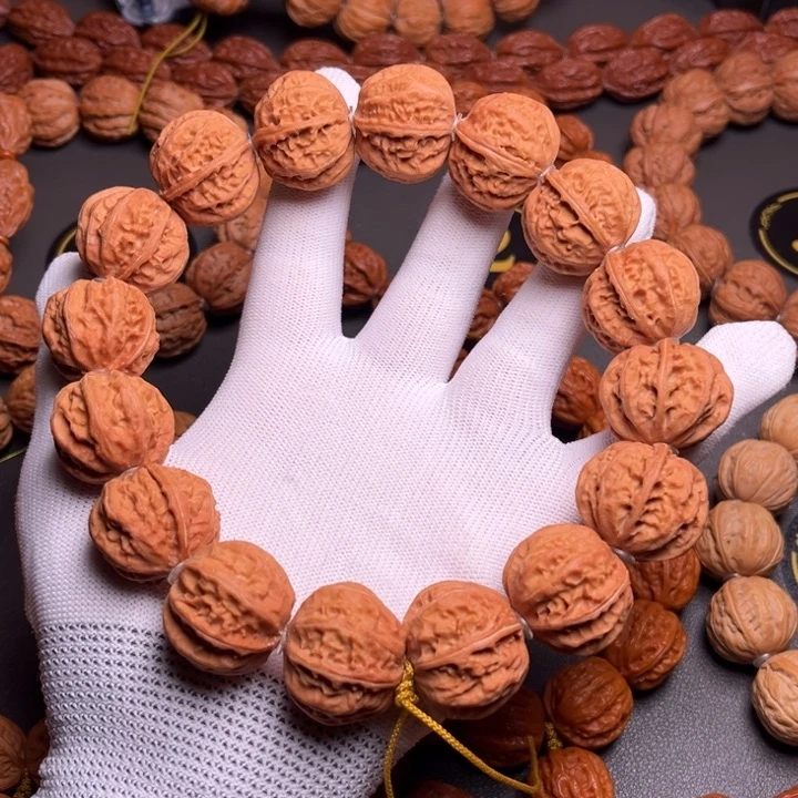 无***相手串文玩核桃京八棱