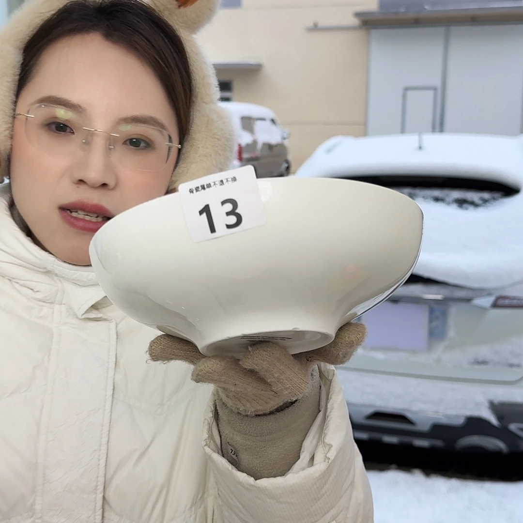 骨瓷豪华碗8英寸20cm一个瑕疵品不忒不还