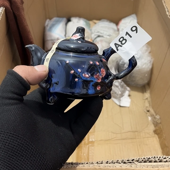 狼***瓷片茶摆件工艺品摆件666