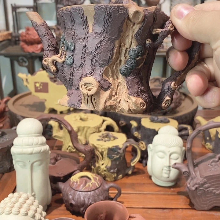 紫砂茶壶缘*全手工制作