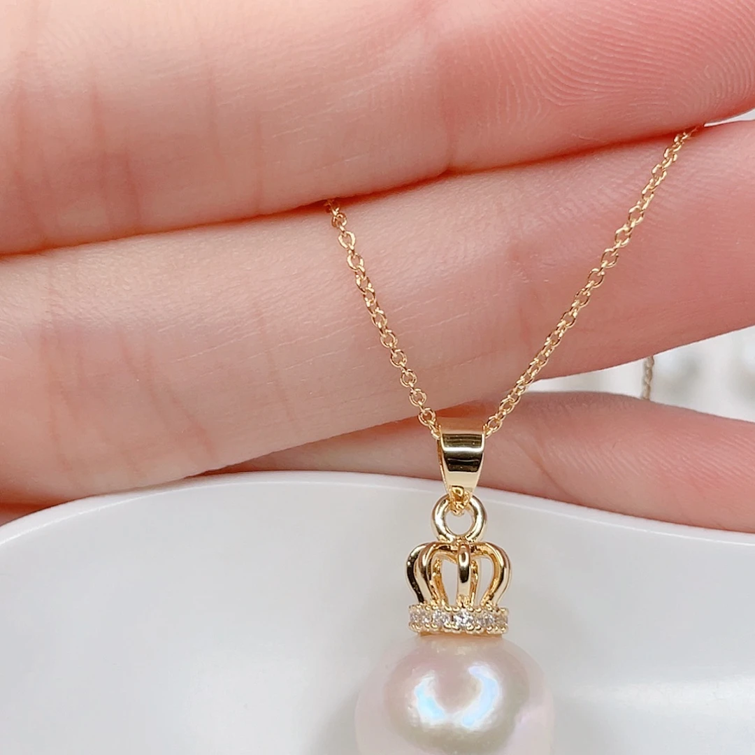 合金淡水珍珠吊坠(赠链)