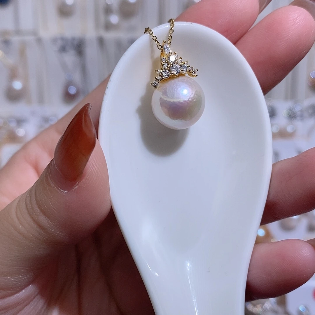 吊坠(赠链)淡水珍珠未镶嵌w12.9