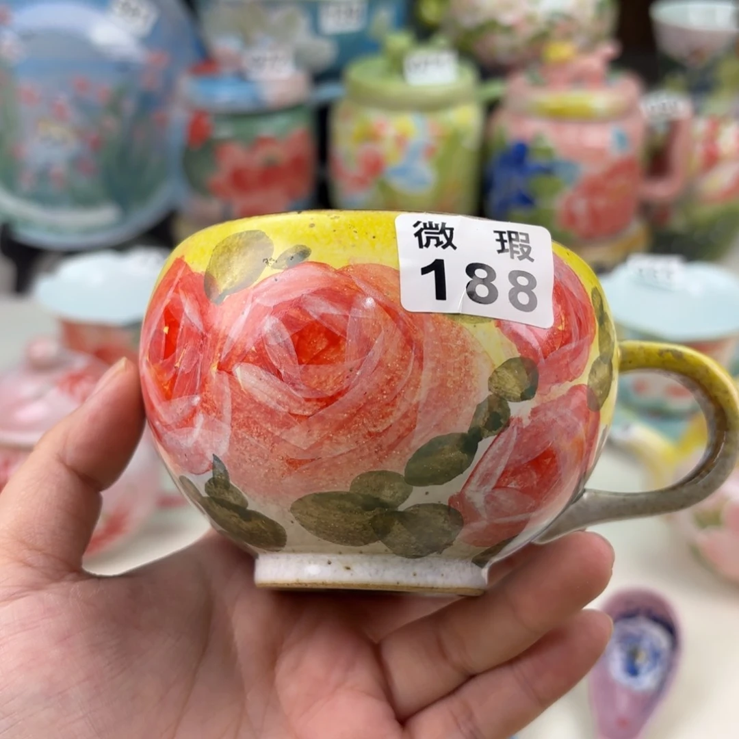 景德镇手绘高温釉下彩陶瓷茶具