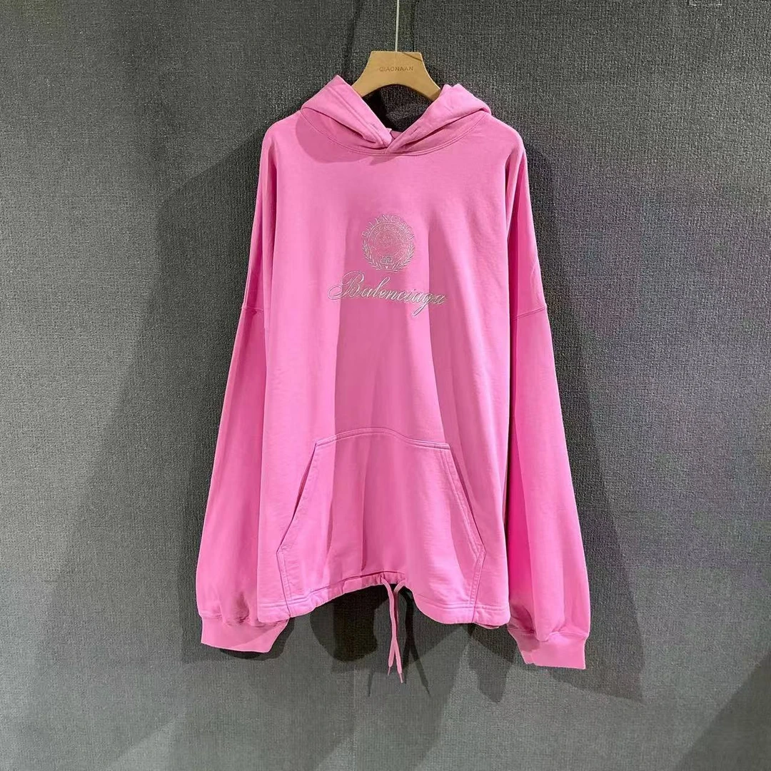 未使用 Balenciaga/巴黎世家 （pm）麦穗刺绣帽衫 带吊S码/0791