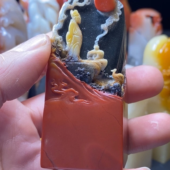 逍***明寿山石寿山石等多种矿产